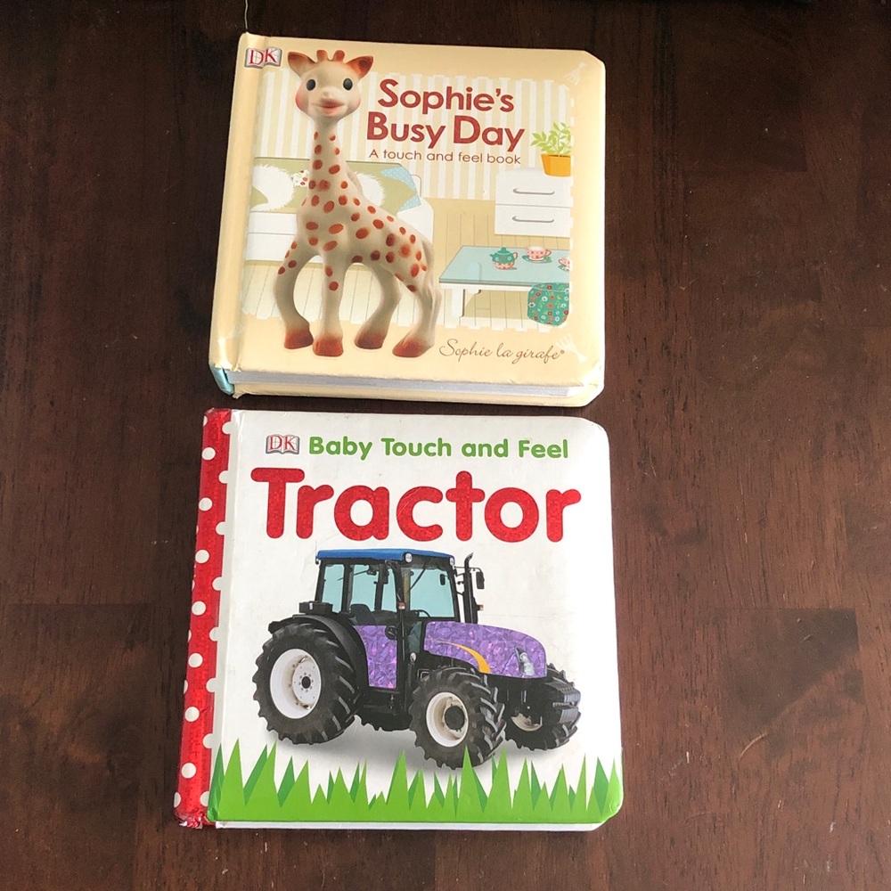 🎀❤️ Sophie’s Busy Day & Tractor Board Book Set